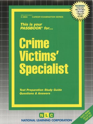 cover image of Crime Victims' Specialist